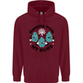 Weed Hanging With My Buds Cannabis Funny Childrens Kids Hoodie Maroon