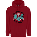 Weed Hanging With My Buds Cannabis Funny Childrens Kids Hoodie Red