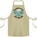Weed Hanging With My Buds Cannabis Funny Cotton Apron 100% Organic Khaki