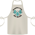 Weed Hanging With My Buds Cannabis Funny Cotton Apron 100% Organic Natural