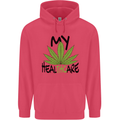 Weed My HealTHCare Cannabis Funny THC Childrens Kids Hoodie Heliconia