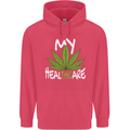 Weed My HealTHCare Cannabis Funny THC Childrens Kids Hoodie Heliconia