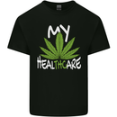 Weed My HealTHCare Cannabis Funny THC Kids T-Shirt Childrens Black
