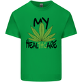 Weed My HealTHCare Cannabis Funny THC Kids T-Shirt Childrens Irish Green