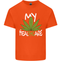 Weed My HealTHCare Cannabis Funny THC Kids T-Shirt Childrens Orange