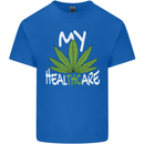 Weed My HealTHCare Cannabis Funny THC Kids T-Shirt Childrens Royal Blue