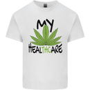 Weed My HealTHCare Cannabis Funny THC Kids T-Shirt Childrens White