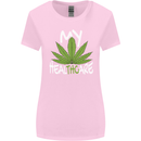 Weed My HealTHCare Cannabis Funny THC Womens Wider Cut T-Shirt Light Pink