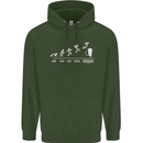 Week to Friday Weekend Beer Funny Alcohol Childrens Kids Hoodie Forest Green