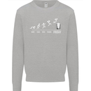 Week to Friday Weekend Beer Funny Alcohol Kids Sweatshirt Jumper Sports Grey