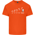 Week to Friday Weekend Beer Funny Alcohol Kids T-Shirt Childrens Orange