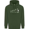 Week to Friday Weekend Beer Funny Alcohol Mens 80% Cotton Hoodie Forest Green