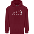 Week to Friday Weekend Beer Funny Alcohol Mens 80% Cotton Hoodie Maroon