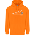 Week to Friday Weekend Beer Funny Alcohol Mens 80% Cotton Hoodie Orange