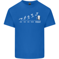 Week to Friday Weekend Beer Funny Alcohol Mens Cotton T-Shirt Tee Top Royal Blue