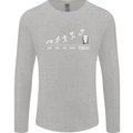 Week to Friday Weekend Beer Funny Alcohol Mens Long Sleeve T-Shirt Sports Grey