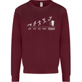 Week to Friday Weekend Beer Funny Alcohol Mens Sweatshirt Jumper Maroon