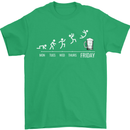 Week to Friday Weekend Beer Funny Alcohol Mens T-Shirt 100% Cotton Irish Green