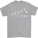 Week to Friday Weekend Beer Funny Alcohol Mens T-Shirt 100% Cotton Sports Grey