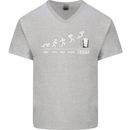 Week to Friday Weekend Beer Funny Alcohol Mens V-Neck Cotton T-Shirt Sports Grey