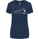 Week to Friday Weekend Beer Funny Alcohol Womens Wider Cut T-Shirt Navy Blue