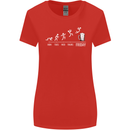 Week to Friday Weekend Beer Funny Alcohol Womens Wider Cut T-Shirt Red