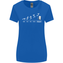 Week to Friday Weekend Beer Funny Alcohol Womens Wider Cut T-Shirt Royal Blue