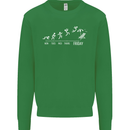 Week to Friday Weekend Beer Holiday Funny Kids Sweatshirt Jumper Irish Green