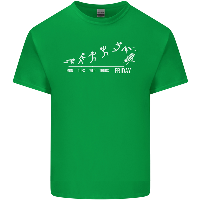 Week to Friday Weekend Beer Holiday Funny Kids T-Shirt Childrens Irish Green