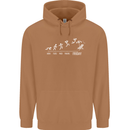 Week to Friday Weekend Beer Holiday Funny Mens 80% Cotton Hoodie Caramel Latte