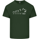 Week to Friday Weekend Beer Holiday Funny Mens Cotton T-Shirt Tee Top Forest Green
