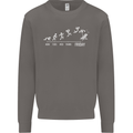 Week to Friday Weekend Beer Holiday Funny Mens Sweatshirt Jumper Charcoal