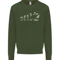 Week to Friday Weekend Beer Holiday Funny Mens Sweatshirt Jumper Forest Green