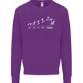 Week to Friday Weekend Beer Holiday Funny Mens Sweatshirt Jumper Purple