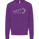Week to Friday Weekend Beer Holiday Funny Mens Sweatshirt Jumper Purple