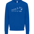 Week to Friday Weekend Beer Holiday Funny Mens Sweatshirt Jumper Royal Blue
