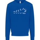 Week to Friday Weekend Beer Holiday Funny Mens Sweatshirt Jumper Royal Blue