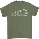 Week to Friday Weekend Beer Holiday Funny Mens T-Shirt 100% Cotton Military Green