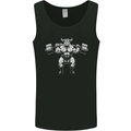 Weightlifting Bull Training Top Gym Bodybuilding Mens Vest Tank Top Black