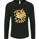 Weirdy Beardy Funny Bearded Dragon Mens Long Sleeve T-Shirt Black