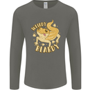 Weirdy Beardy Funny Bearded Dragon Mens Long Sleeve T-Shirt Charcoal
