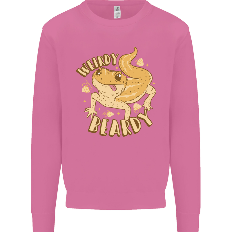 Weirdy Beardy Funny Bearded Dragon Mens Sweatshirt Jumper Azalea