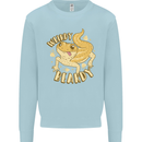 Weirdy Beardy Funny Bearded Dragon Mens Sweatshirt Jumper Light Blue