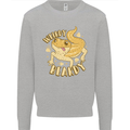 Weirdy Beardy Funny Bearded Dragon Mens Sweatshirt Jumper Sports Grey