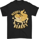 Weirdy Beardy Funny Bearded Dragon Mens T-Shirt 100% Cotton Black