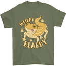 Weirdy Beardy Funny Bearded Dragon Mens T-Shirt 100% Cotton Military Green