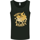 Weirdy Beardy Funny Bearded Dragon Mens Vest Tank Top Black