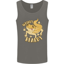 Weirdy Beardy Funny Bearded Dragon Mens Vest Tank Top Charcoal