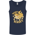Weirdy Beardy Funny Bearded Dragon Mens Vest Tank Top Navy Blue