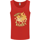 Weirdy Beardy Funny Bearded Dragon Mens Vest Tank Top Red